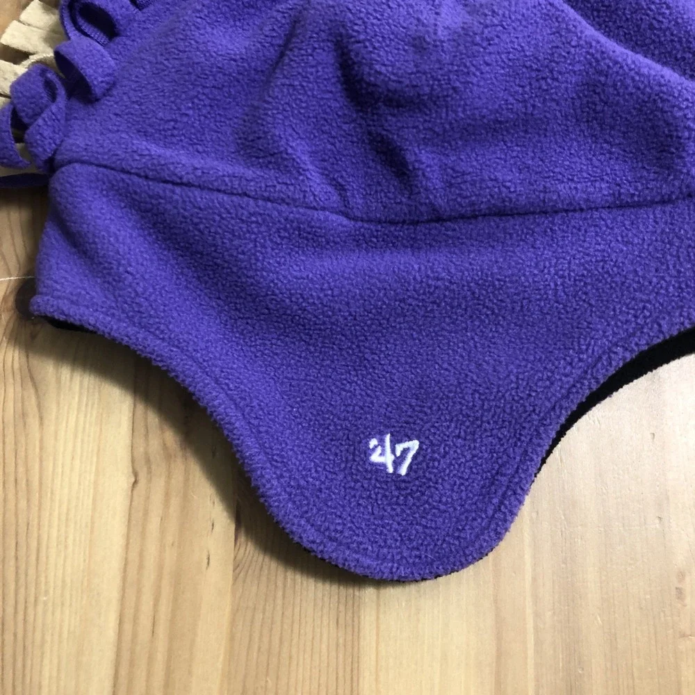 '47 Brand Baltimore Ravens Tomahawk Knit Beanie Youth Purple NFL Football